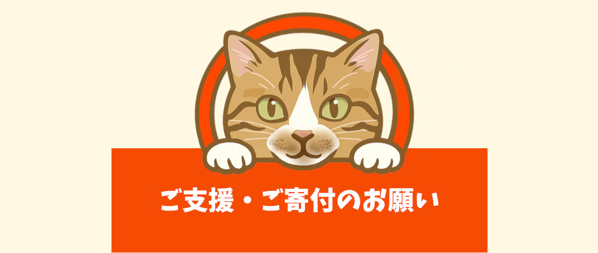 キャットレスキュー猫の鈴。ご支援・サポートのお願い。